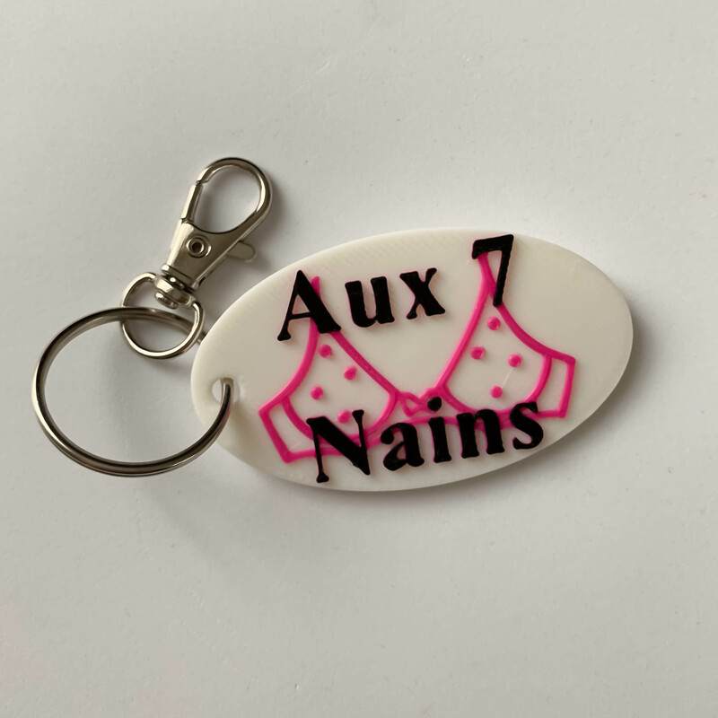 Porte clé soutien gorge - Boutique Aux 7 Nains Amiens